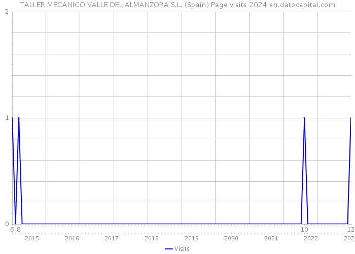 TALLER MECANICO VALLE DEL ALMANZORA S.L. (Spain) Page visits 2024 