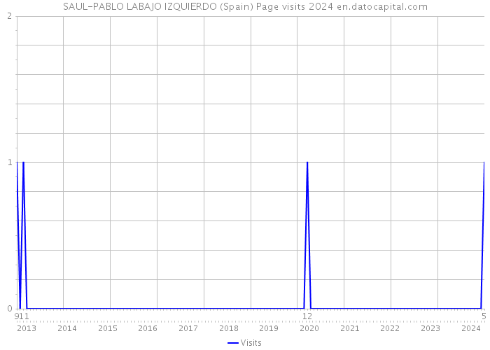 SAUL-PABLO LABAJO IZQUIERDO (Spain) Page visits 2024 