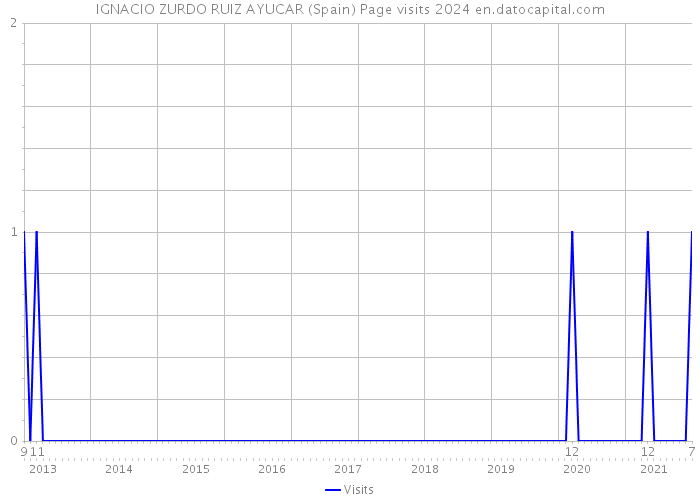 IGNACIO ZURDO RUIZ AYUCAR (Spain) Page visits 2024 