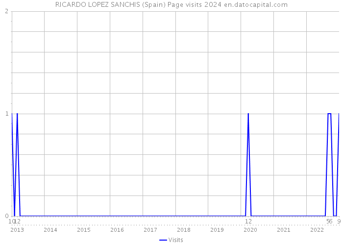 RICARDO LOPEZ SANCHIS (Spain) Page visits 2024 