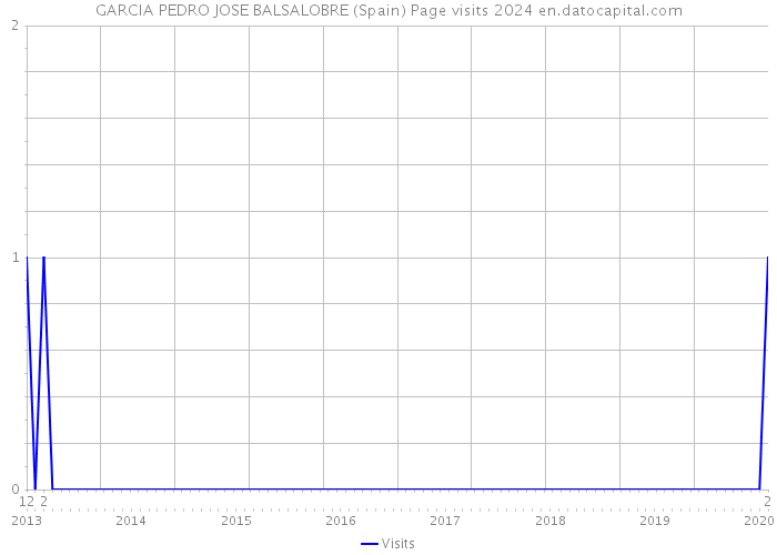 GARCIA PEDRO JOSE BALSALOBRE (Spain) Page visits 2024 
