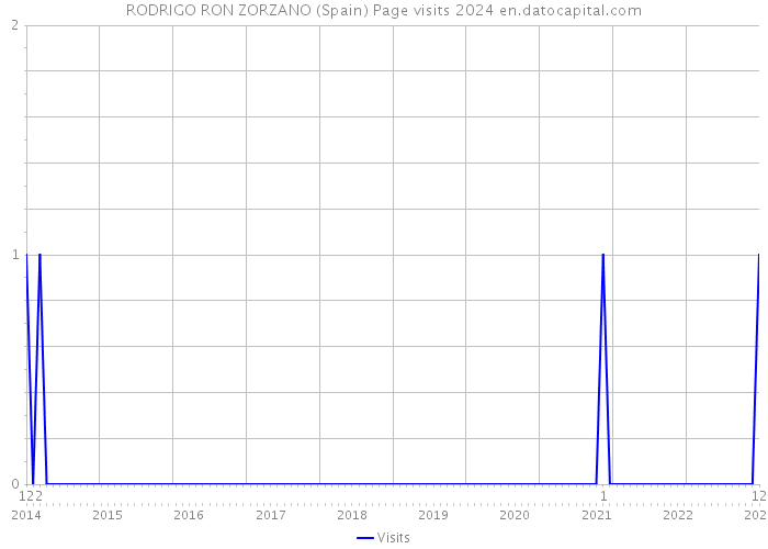 RODRIGO RON ZORZANO (Spain) Page visits 2024 