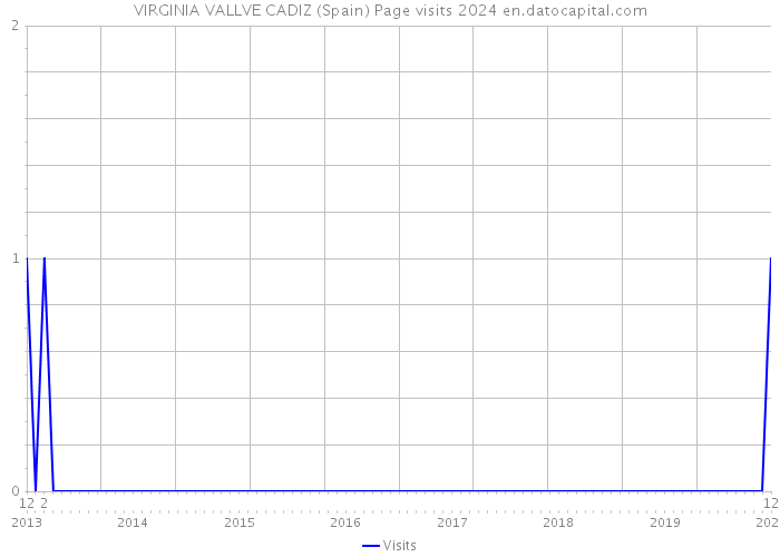 VIRGINIA VALLVE CADIZ (Spain) Page visits 2024 
