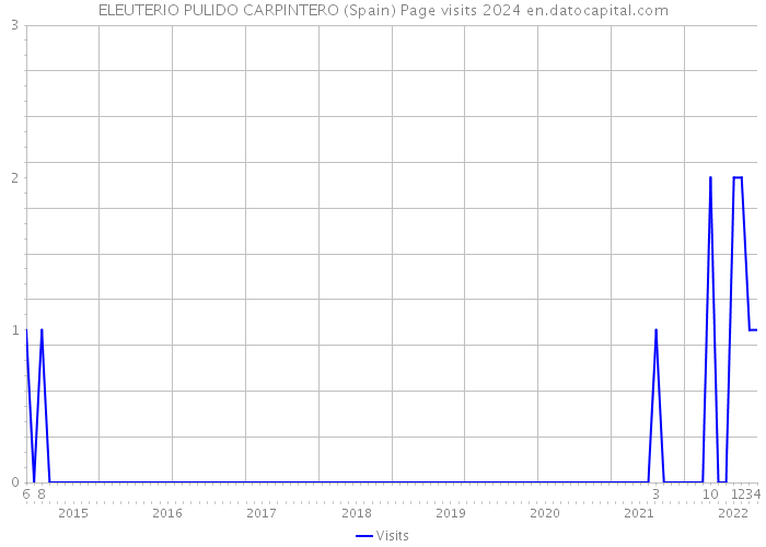 ELEUTERIO PULIDO CARPINTERO (Spain) Page visits 2024 