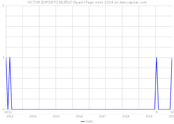 VICTOR EXPOSITO MUÑOZ (Spain) Page visits 2024 