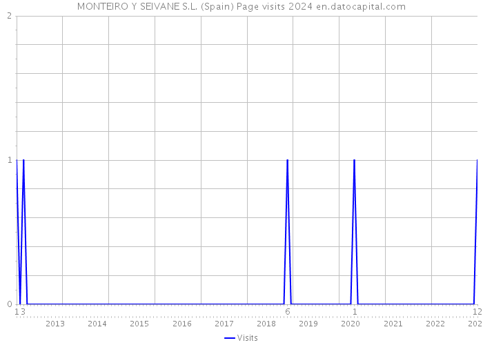 MONTEIRO Y SEIVANE S.L. (Spain) Page visits 2024 