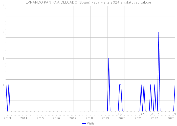 FERNANDO PANTOJA DELGADO (Spain) Page visits 2024 