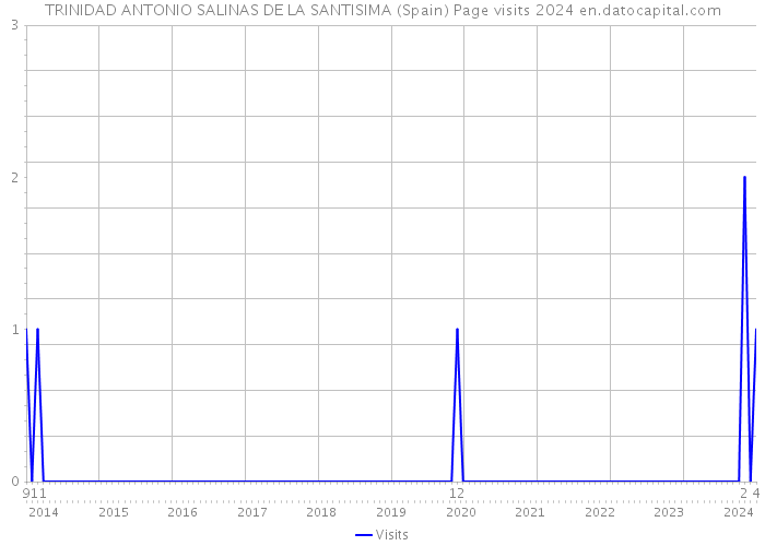 TRINIDAD ANTONIO SALINAS DE LA SANTISIMA (Spain) Page visits 2024 