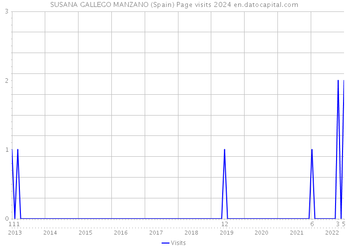SUSANA GALLEGO MANZANO (Spain) Page visits 2024 