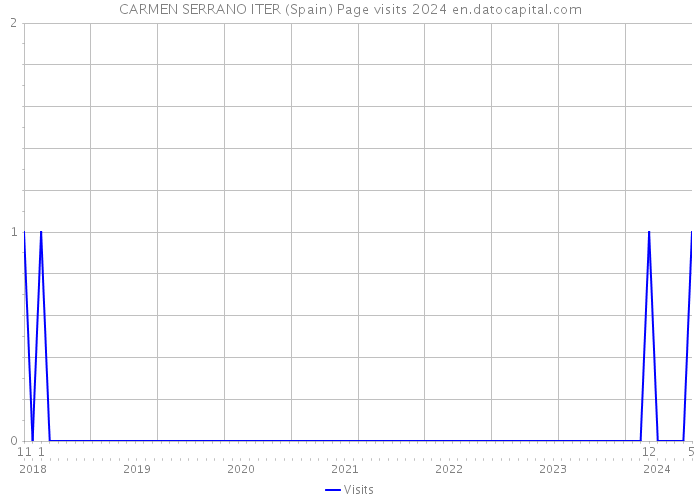 CARMEN SERRANO ITER (Spain) Page visits 2024 