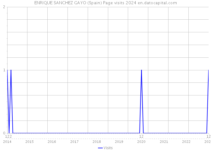 ENRIQUE SANCHEZ GAYO (Spain) Page visits 2024 