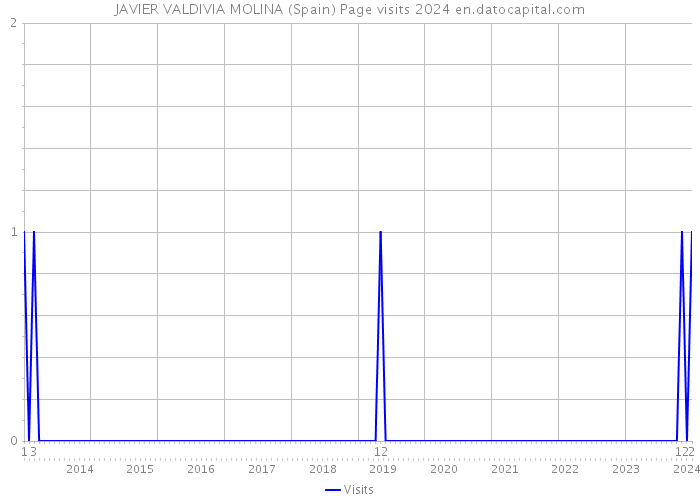 JAVIER VALDIVIA MOLINA (Spain) Page visits 2024 