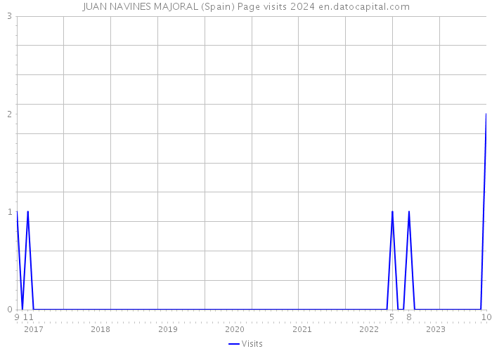 JUAN NAVINES MAJORAL (Spain) Page visits 2024 