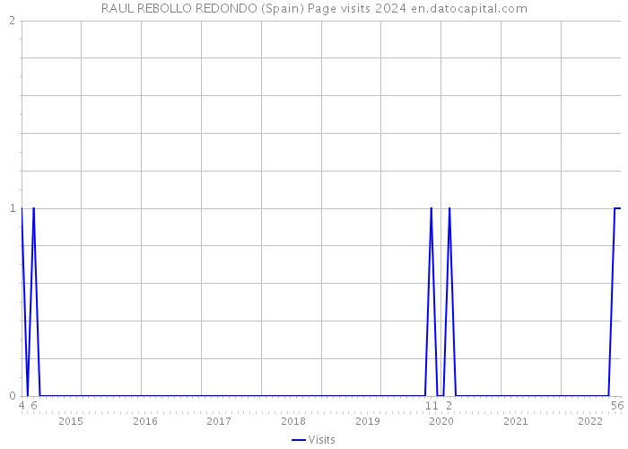 RAUL REBOLLO REDONDO (Spain) Page visits 2024 