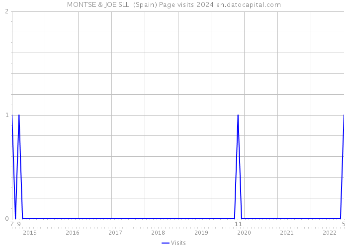 MONTSE & JOE SLL. (Spain) Page visits 2024 
