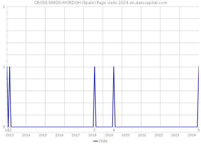 GROSS SIMON MORDOH (Spain) Page visits 2024 
