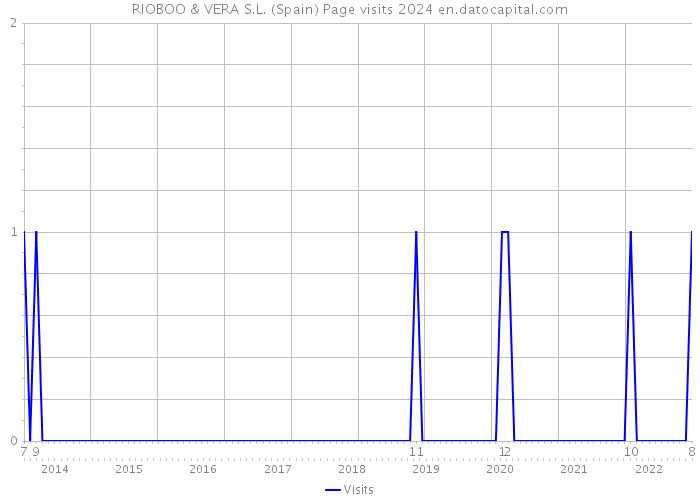 RIOBOO & VERA S.L. (Spain) Page visits 2024 