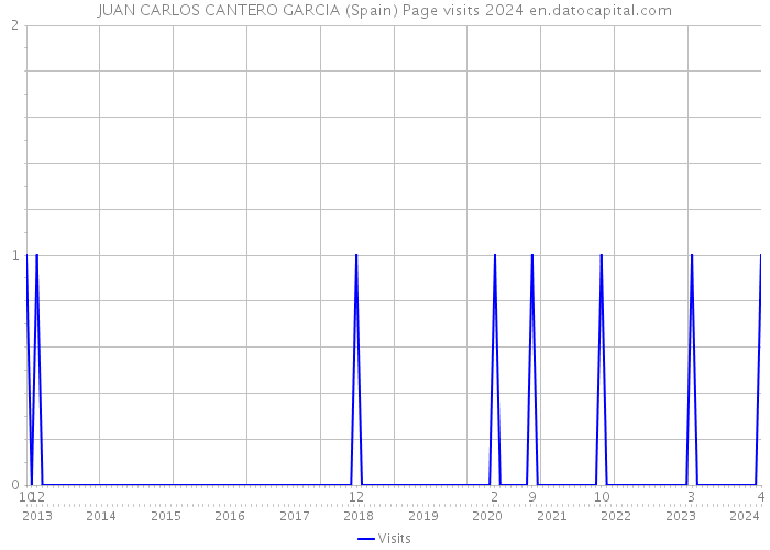 JUAN CARLOS CANTERO GARCIA (Spain) Page visits 2024 