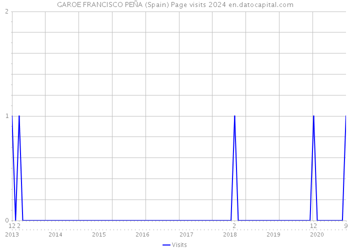 GAROE FRANCISCO PEÑA (Spain) Page visits 2024 