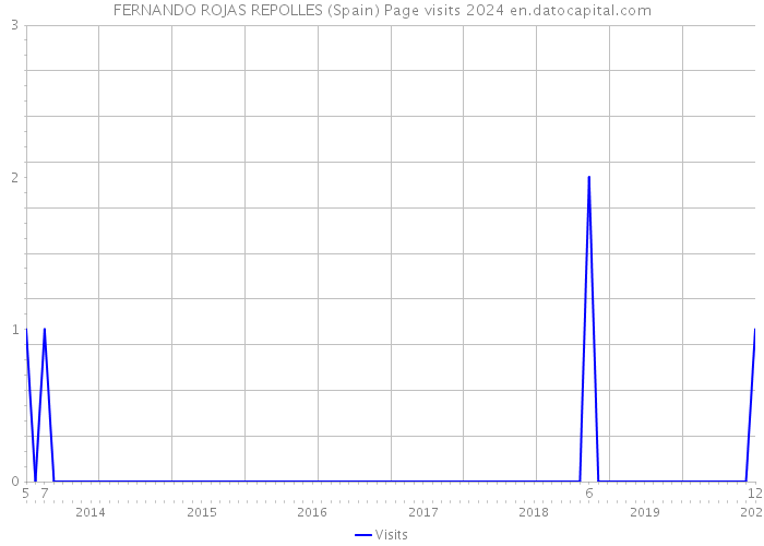FERNANDO ROJAS REPOLLES (Spain) Page visits 2024 