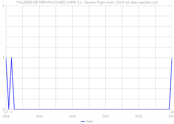 TALLERES DE REPARACIONES CAPRI S.L. (Spain) Page visits 2024 
