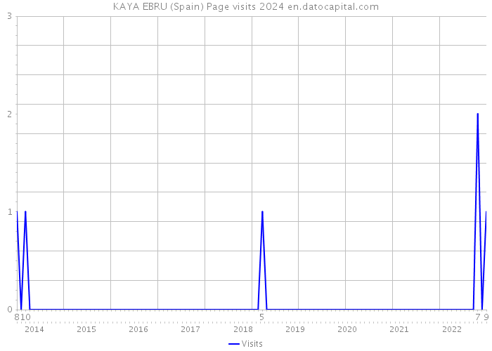 KAYA EBRU (Spain) Page visits 2024 
