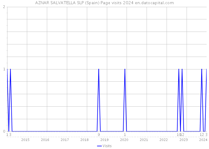 AZNAR SALVATELLA SLP (Spain) Page visits 2024 