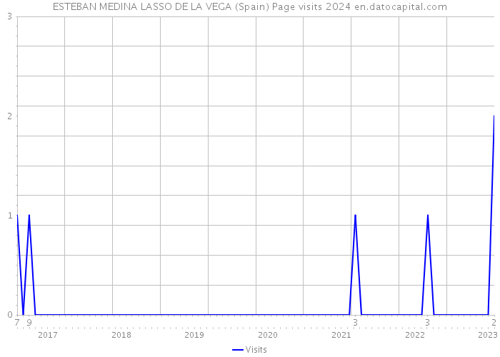 ESTEBAN MEDINA LASSO DE LA VEGA (Spain) Page visits 2024 