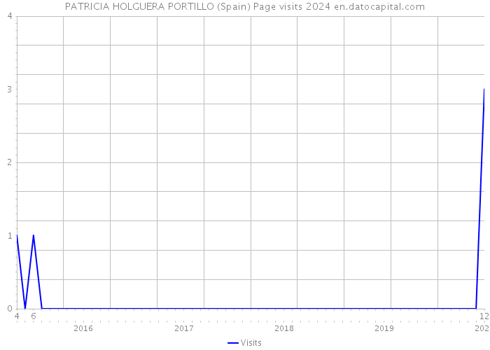 PATRICIA HOLGUERA PORTILLO (Spain) Page visits 2024 