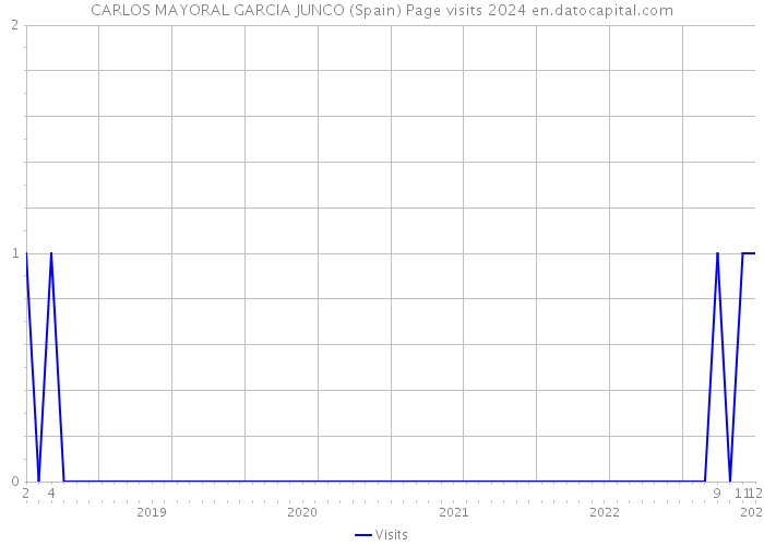 CARLOS MAYORAL GARCIA JUNCO (Spain) Page visits 2024 