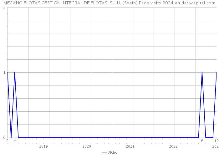 MECANO FLOTAS GESTION INTEGRAL DE FLOTAS, S.L.U. (Spain) Page visits 2024 