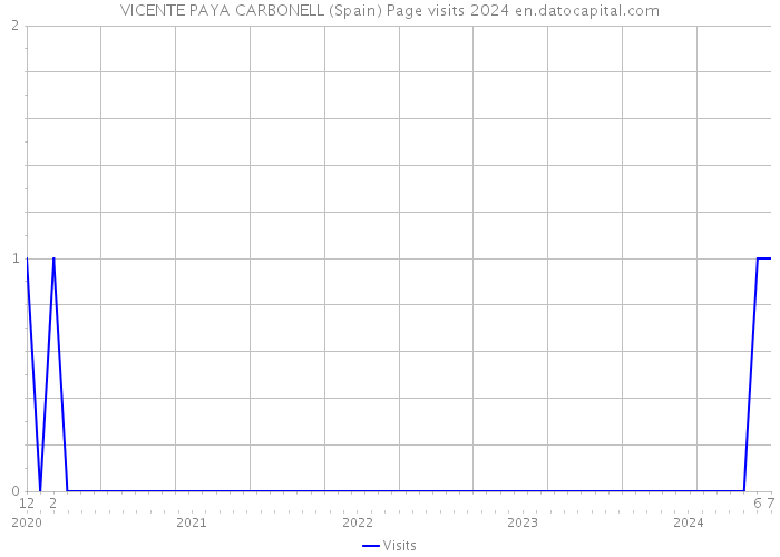 VICENTE PAYA CARBONELL (Spain) Page visits 2024 