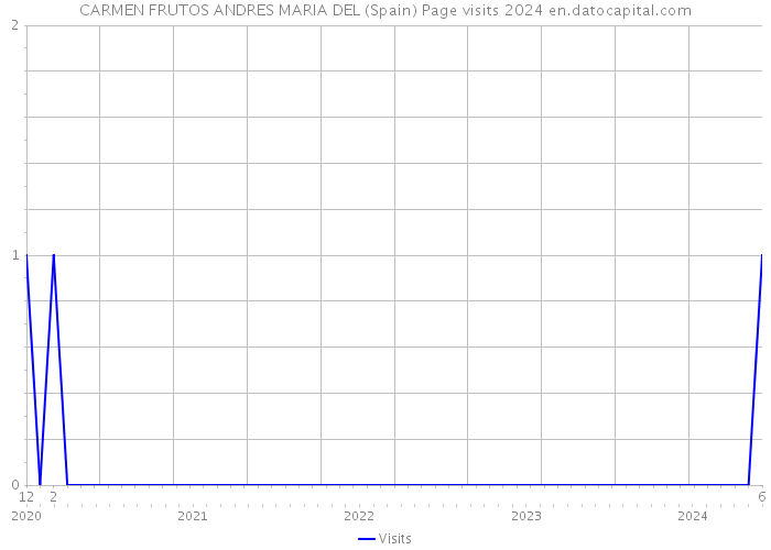 CARMEN FRUTOS ANDRES MARIA DEL (Spain) Page visits 2024 