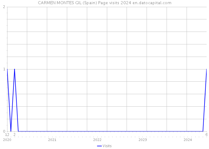 CARMEN MONTES GIL (Spain) Page visits 2024 