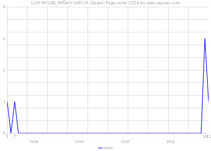 LUIS MIGUEL MIÑAN GARCIA (Spain) Page visits 2024 