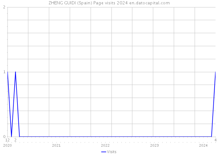 ZHENG GUIDI (Spain) Page visits 2024 