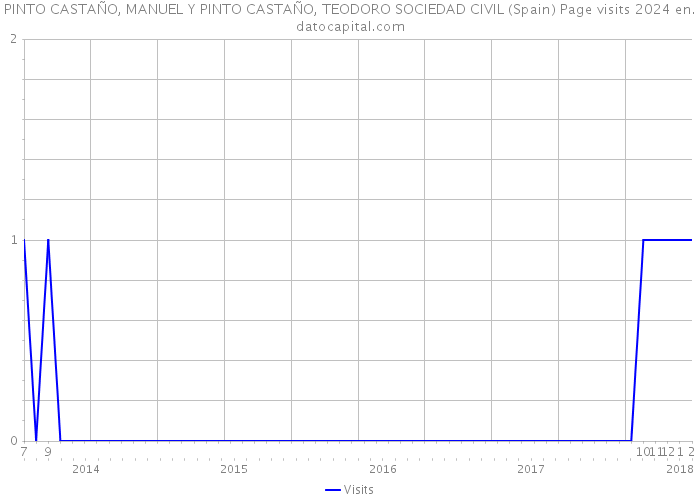 PINTO CASTAÑO, MANUEL Y PINTO CASTAÑO, TEODORO SOCIEDAD CIVIL (Spain) Page visits 2024 