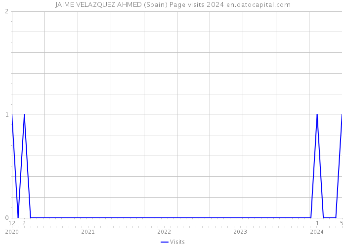 JAIME VELAZQUEZ AHMED (Spain) Page visits 2024 