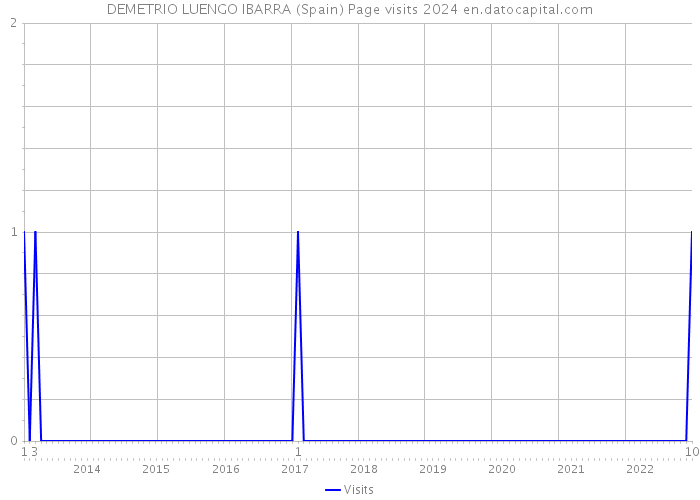 DEMETRIO LUENGO IBARRA (Spain) Page visits 2024 