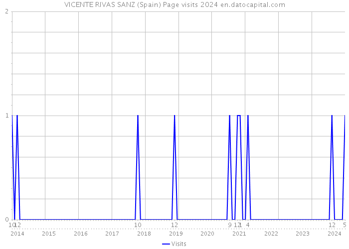 VICENTE RIVAS SANZ (Spain) Page visits 2024 