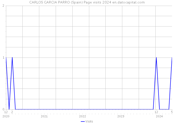 CARLOS GARCIA PARRO (Spain) Page visits 2024 