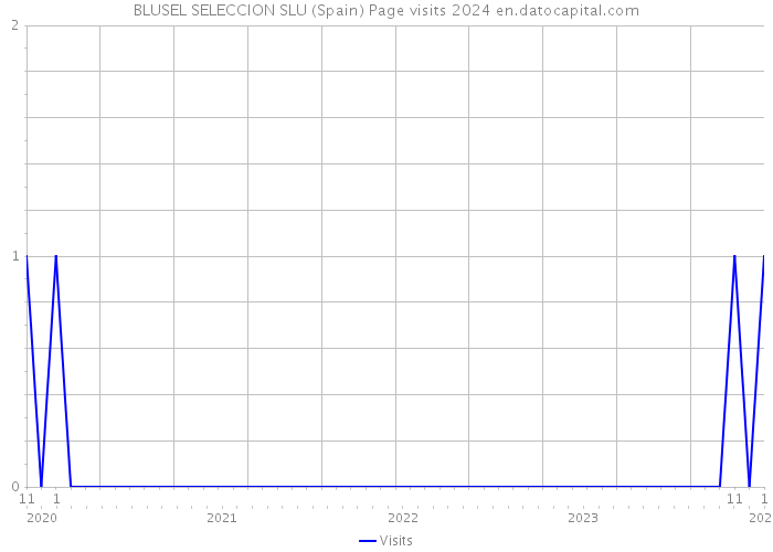 BLUSEL SELECCION SLU (Spain) Page visits 2024 