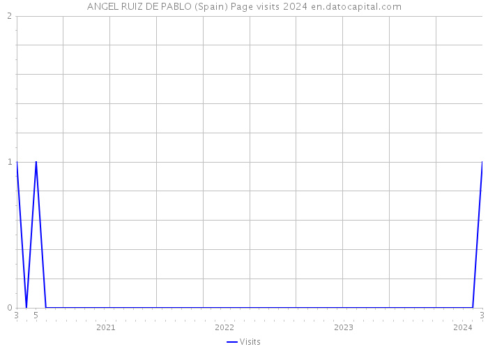 ANGEL RUIZ DE PABLO (Spain) Page visits 2024 