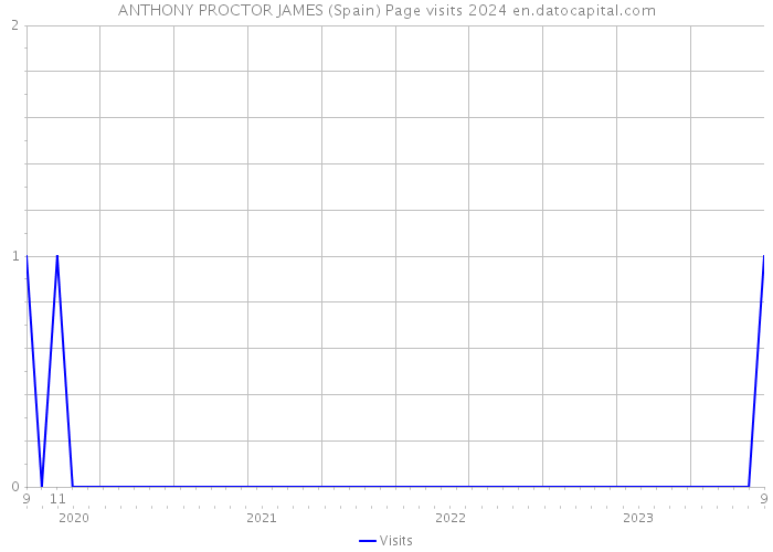 ANTHONY PROCTOR JAMES (Spain) Page visits 2024 