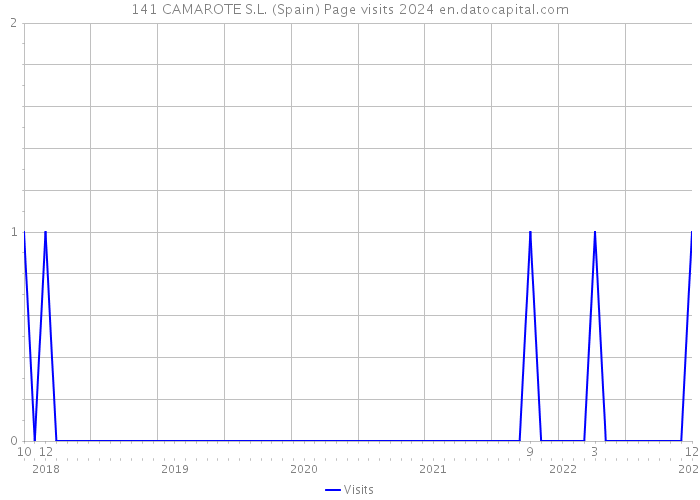 141 CAMAROTE S.L. (Spain) Page visits 2024 