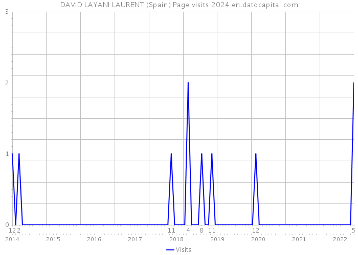 DAVID LAYANI LAURENT (Spain) Page visits 2024 