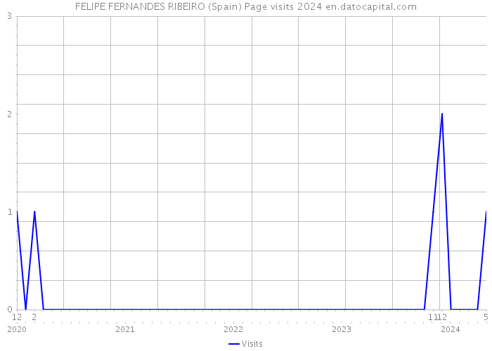 FELIPE FERNANDES RIBEIRO (Spain) Page visits 2024 