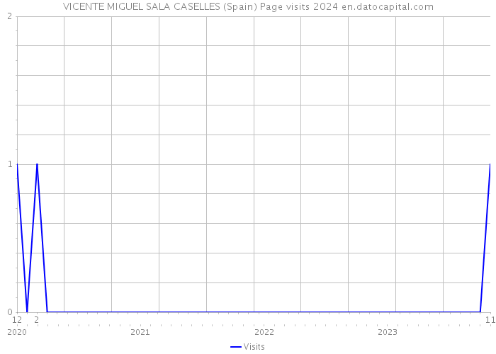 VICENTE MIGUEL SALA CASELLES (Spain) Page visits 2024 