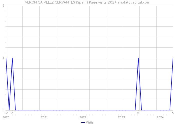 VERONICA VELEZ CERVANTES (Spain) Page visits 2024 