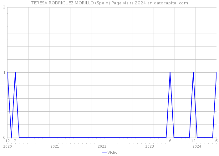 TERESA RODRIGUEZ MORILLO (Spain) Page visits 2024 